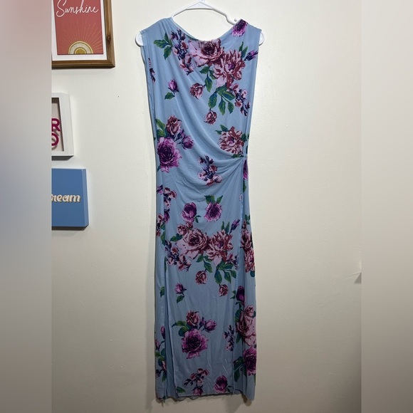 Free People Carmel Midi Dress - Blue Floral - Picture 7 of 11